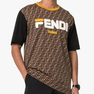 国内発送 FENDI Fendi fix Tシャツ マルチカ...