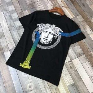 在庫あり 5-6日着 VERSACE ヴェルサーチ 半袖Tシャツ 最新先取りおしゃれなロゴ入り_ヴェルサーチ VERSACE_ブランド コピー 激安(日本最大級)