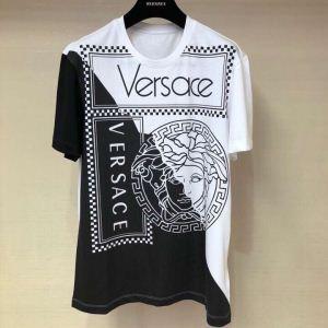 VERSACE ヴェルサーチ 半袖Tシャツ 2色可選 セール...