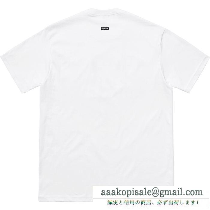 シュプリーム supreme 半袖tシャツ 多色可選 2019トレンド感満載なアイテム おしゃれに着こなせる