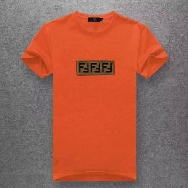 VIPSALE◆関税込 FENDI メンズ ブラウン ジャガード 半袖Tシャツ41887352フェンディ t シャツ コピー１０色展開