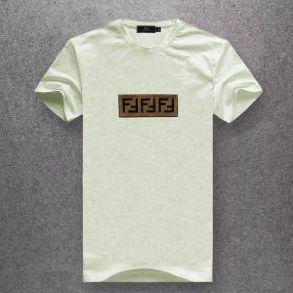 VIPSALE◆関税込 FENDI メンズ ブラウン ジャガード 半袖Tシャツ41887352フェンディ t シャツ コピー１０色展開