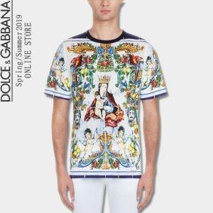 限定セール最新作気楽使い勝手の良いTシャツDOLCE & GABBANAドルチェ&ガッバーナ コピースリムフィット