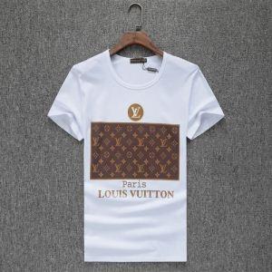 ルイ ヴィトン Tシャツ コピー LOUIS VUITTONお買い得 オールシーズン大活躍 Ｕネック ｔシャツ ブラック、ホワイト