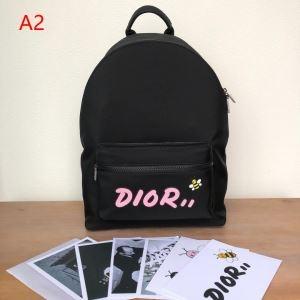 Dior　ディオール　ビー　バックパック　レザー　ブラック　【431】