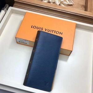 Louis Vuitton ルイヴィトン BRAZZA ブラッザ メンズ 長財布 コピー 2019春夏新作 ネイビー レザー 大容量 最低価格