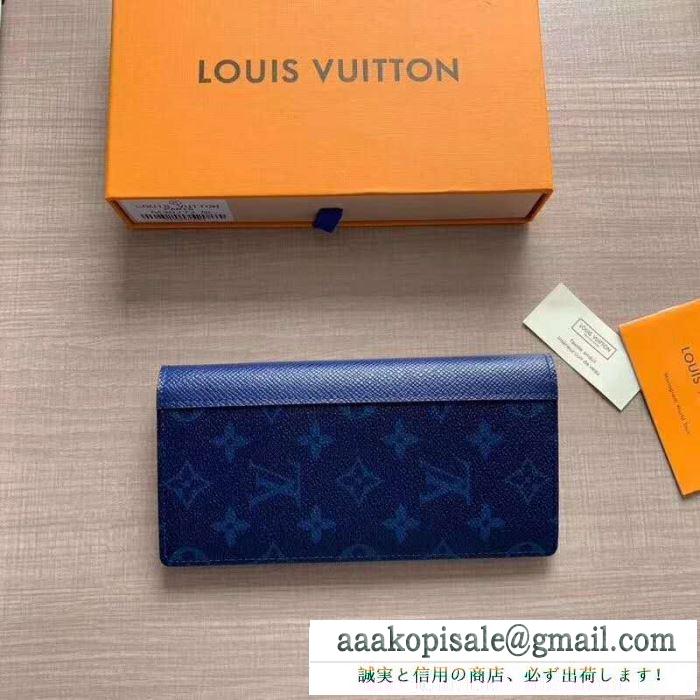 ルイ ヴィトン louis vuitton 長財布 メンズ 大容量 スーパーコピー 2019ssで人気の限定新作 ホワイト ダークブルー m30297