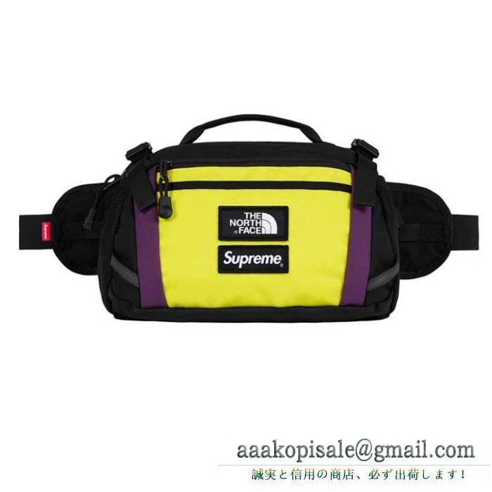 ファッションに新しい色19SS supreme the north face expedition waist bag ウエストポーチ 多色可選