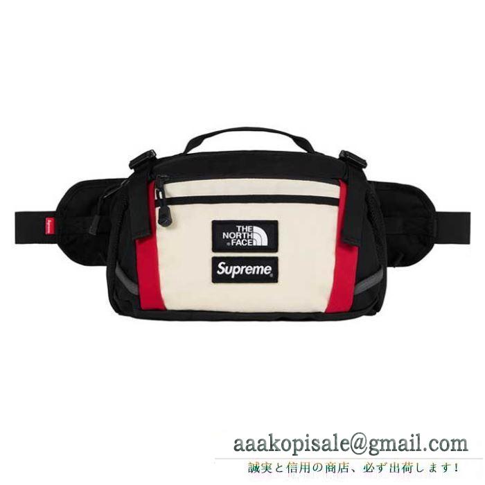 ファッションに新しい色19SS supreme the north face expedition waist bag ウエストポーチ 多色可選