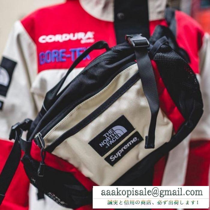 ファッションに新しい色19SS supreme the north face expedition waist bag ウエストポーチ 多色可選