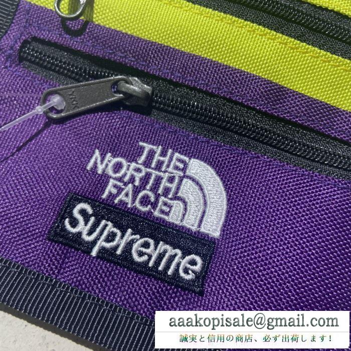 ファッション感度の高い2019トレンドショルダーバッグ 3色可選 supreme tnf expedition travel wallet