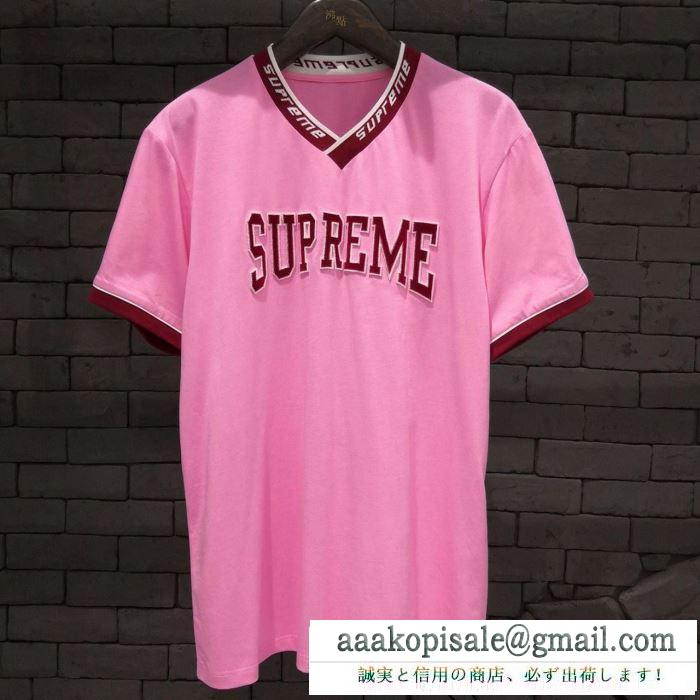 3色可選 シュプリーム 2019春新色コスメ人気ブランド supremeヘビーウェイトモデル tシャツ/半袖