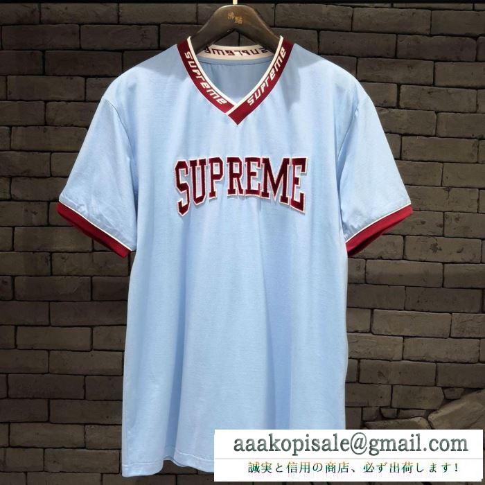 3色可選 シュプリーム 2019春新色コスメ人気ブランド supremeヘビーウェイトモデル tシャツ/半袖