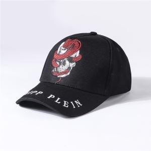 PHILIPP PLEIN 帽子 メンズ ユニークなデザインに大人気 フィリッププレイン スーパーコピー キャップ ブラック ホワイト 日常 激安