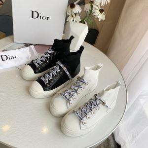 Dior ディオール レディース シューズ 絶対にお手に入れるアイテム コピー WALK'N'DIOR ブラック ホワイト 激安 KCK231TLC_S900