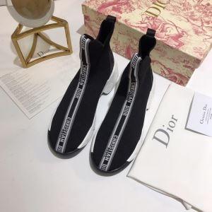 Dior スニーカー 2019SSでファッションの最先端 新着 ディオール 靴 コピー ブラック グレー 大人気 コーデ 激安