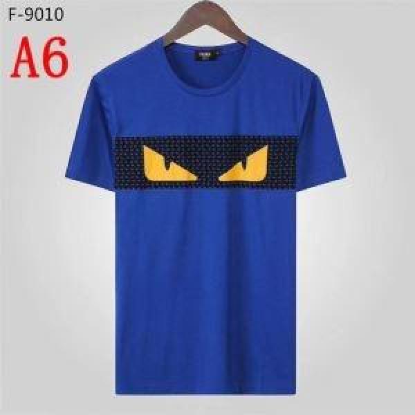 フェンディ FENDI きれいめな印象で着こなし 半袖Tシャツ 2019ss先どりトレンド_フェンディ FENDI_ブランド コピー 激安(日本最大級)