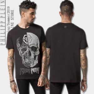 半袖Tシャツ 大人のため上品 フィリッププレイン PHILIPP PLEIN 2019年トレンド情報 抜群なブランドプリント_フィリッププレイン PHILIPP PLEIN_ブランド コピー 激安(日本最大級)