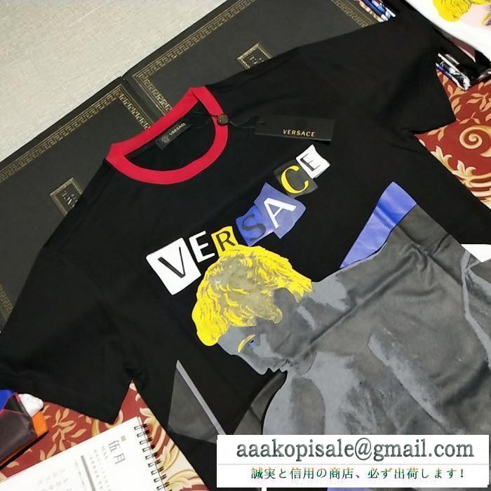 ヴェルサーチ VERSA 半袖Tシャツ クラシックな雰囲気のトップス  2019SS最安値春夏ファション