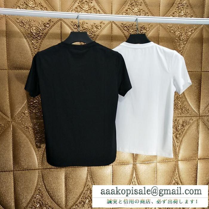 ヴェルサーチ VERSA トレンドを取り入れておしゃれの  2019春夏まだまだトレンド  半袖Tシャツ