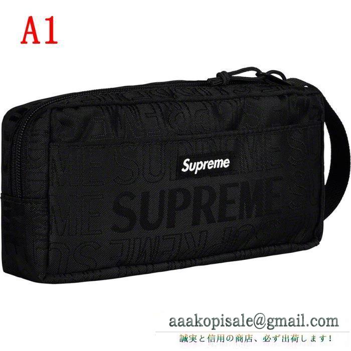 Organizer pouch 2019大人気 supreme 活躍のバッグ 4色可選おしゃれ度をupする新着