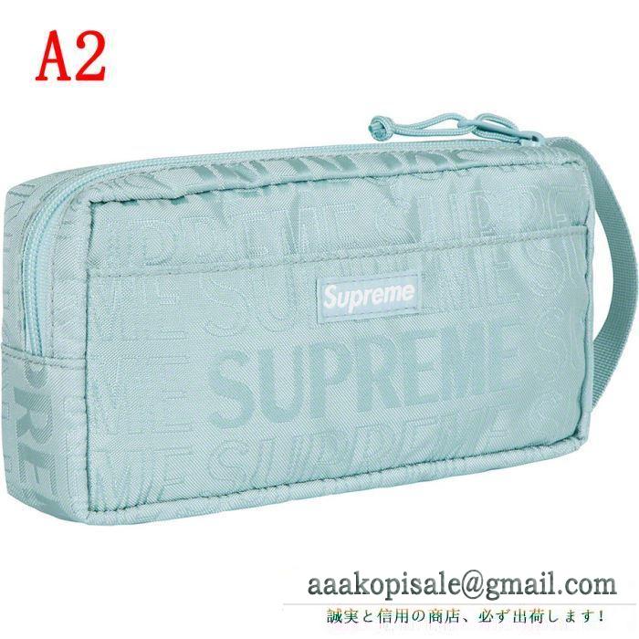 Organizer pouch 2019大人気 supreme 活躍のバッグ 4色可選おしゃれ度をupする新着