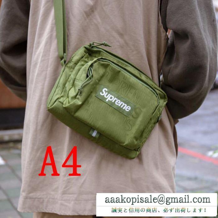 ウェアに取り入れるのが今季流 supreme 19ss 46th shoulder bag シュプリーム supreme 4色可選 斜め掛けバッグ