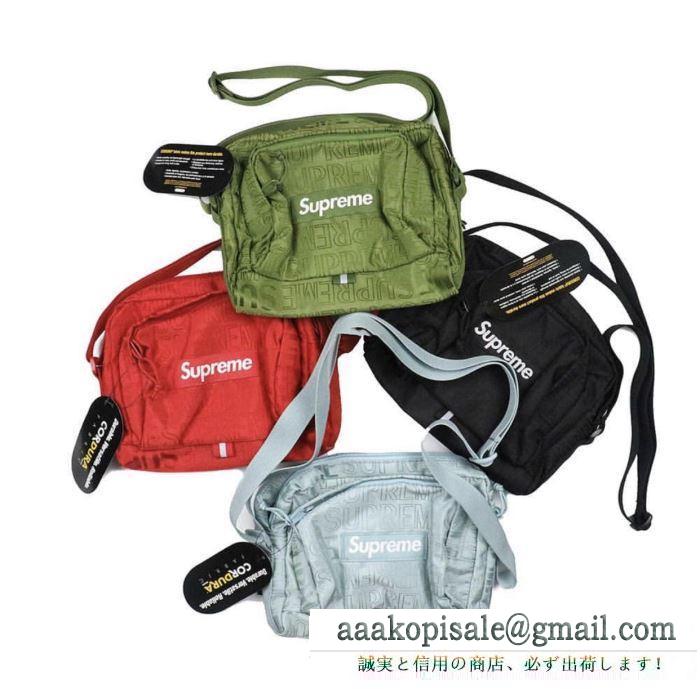 ウェアに取り入れるのが今季流 supreme 19ss 46th shoulder bag シュプリーム supreme 4色可選 斜め掛けバッグ