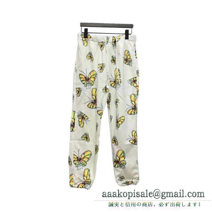 SUPREME 2019限定 超レア風合いが魅力 gonz butterfly pants スエットパンツ 夏先に大活躍する シュプリーム