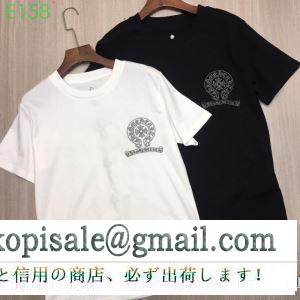 2019年SSトレンド新品登場 クロムハーツ chrome hearts 半袖tシャツ 2色可選 男女兼用 夏の定番スタイルをアップ