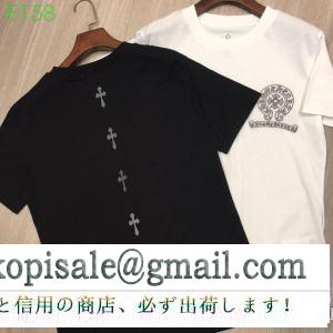 2019年SSトレンド新品登場 クロムハーツ chrome hearts 半袖tシャツ 2色可選 男女兼用 夏の定番スタイルをアップ