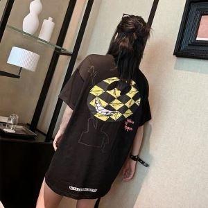 先取り！2019年春夏トレンド クロムハーツ CHROME HEARTS 半袖Tシャツ 男女兼用 夏に必須の定番アイテム_クロムハーツ CHROME HEARTS_ブランド コピー 激安(日本最大級)