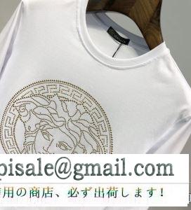 2019春夏の流行ファッション 毎シーズン人気が高い ヴェルサーチ versace 長袖tシャツ 2色可選