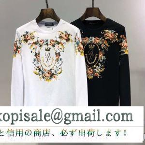 ドルチェ＆ガッバーナ dolce&gabbana 長袖tシャツ 2色可選 2019年春夏コレクションに見る 春夏トレンド先取り