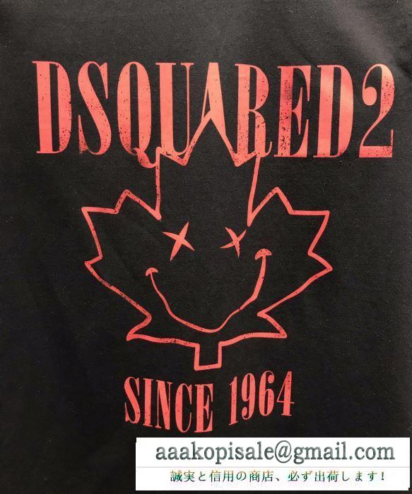 ディースクエアード DSQUARED2 人気ブランド春夏の新作が続々登場 半袖Tシャツ 2019春夏注目のブランドおすすめ2色可選 トレンドを追求した新作