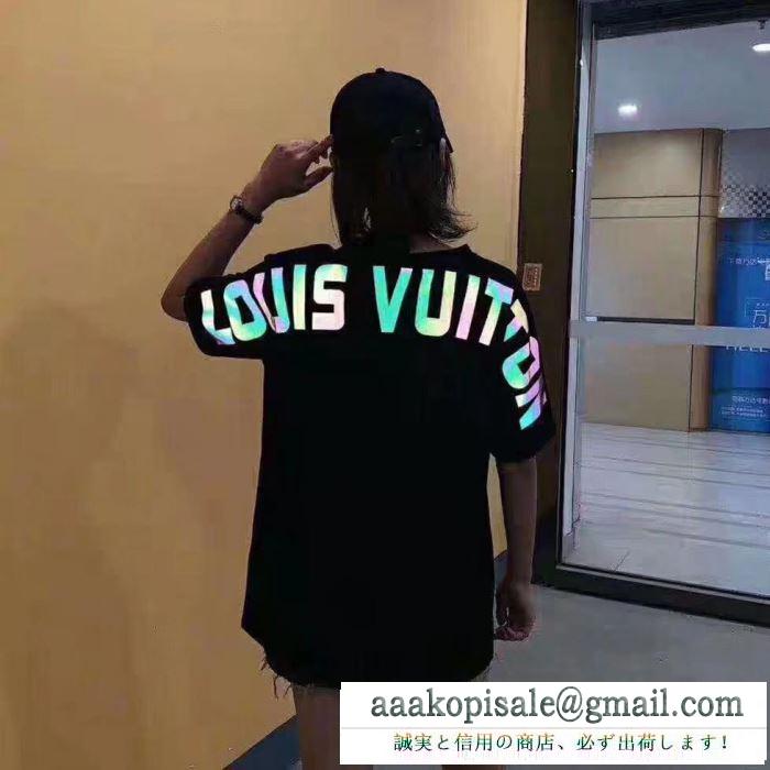 LOUIS vuitton トレンドアイテムとして継続 tシャツ/半袖 2色可選 ルイ ヴィトン2019年春夏シーズンの人気