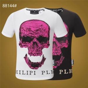 2色可選フィリッププレイン PHILIPP PLEIN《2019年》今、注目のストリート Tシャツ/半袖 カジュアルで気分爽快_フィリッププレイン PHILIPP PLEIN_ブランド コピー 激安(日本最大級)