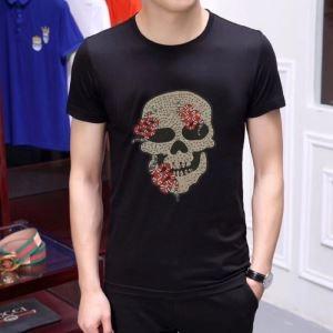 フィリッププレイン PHILIPP PLEIN カジュアルに着こなし Tシャツ/半袖 2色可選 不動の人気2019最新_フィリッププレイン PHILIPP PLEIN_ブランド コピー 激安(日本最大級)