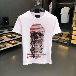 PHILIPP PLEIN Tシャツ/半袖 2色可選 夏に良...