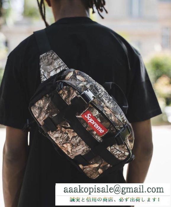 おしゃれに秋冬もフィット 4色可選 ボディバッグ supreme 19fw waistbagshoulderbag おすすめする注目トレンド