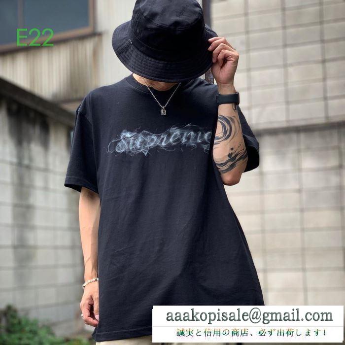 じわじわと人気上昇中!2色可選 2019秋に注目したい tシャツ/半袖 supreme 19fw smoke tee さわやかに新品おすすめ