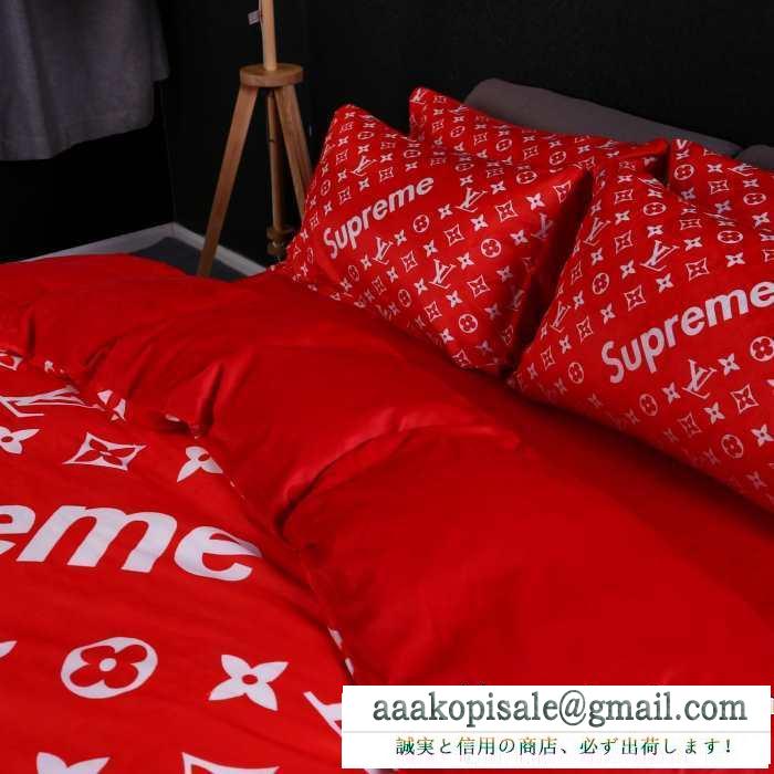 ほっこりと温かみのある雰囲気に シュプリーム supreme 寝具4点セット 2019秋冬の必需品