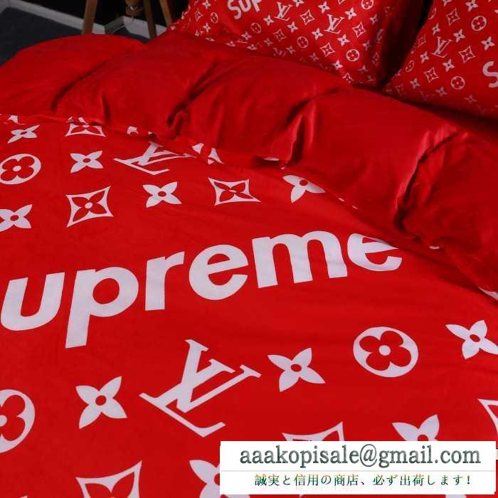 ほっこりと温かみのある雰囲気に シュプリーム supreme 寝具4点セット 2019秋冬の必需品