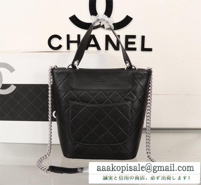 この秋におしゃれでかわいい着こなし  chanel ハンドバッグ 2色可選 2019秋冬の必需品