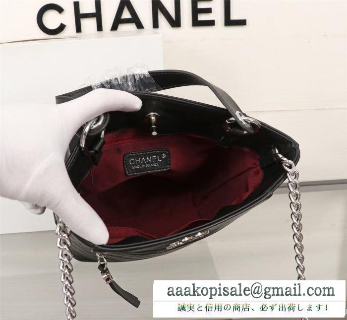 この秋におしゃれでかわいい着こなし  chanel ハンドバッグ 2色可選 2019秋冬の必需品