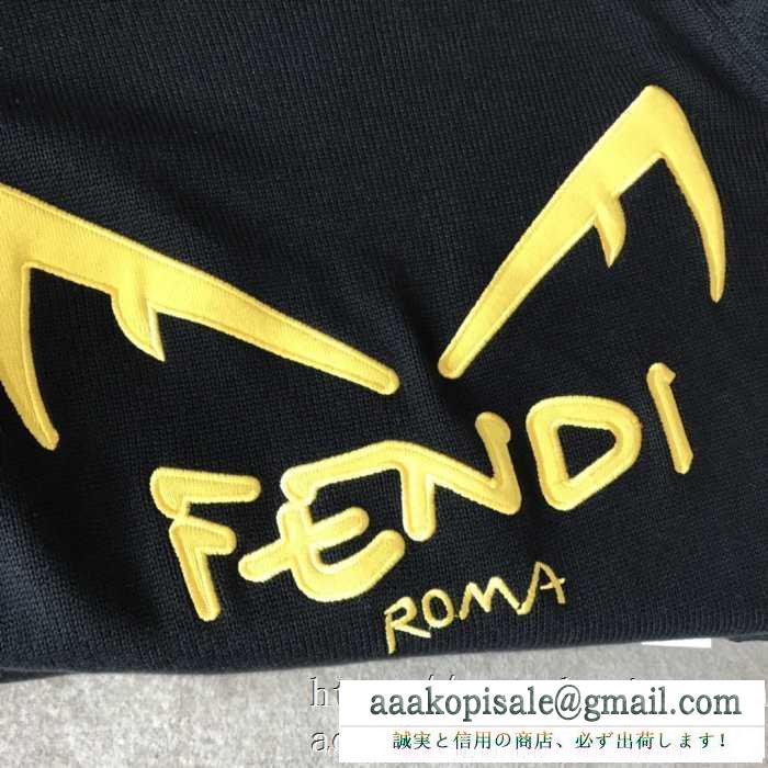 フェンディ fendi プルオーバーパーカー 2色可選 冬ファッションの定番 2019秋冬におすすめ着こなし