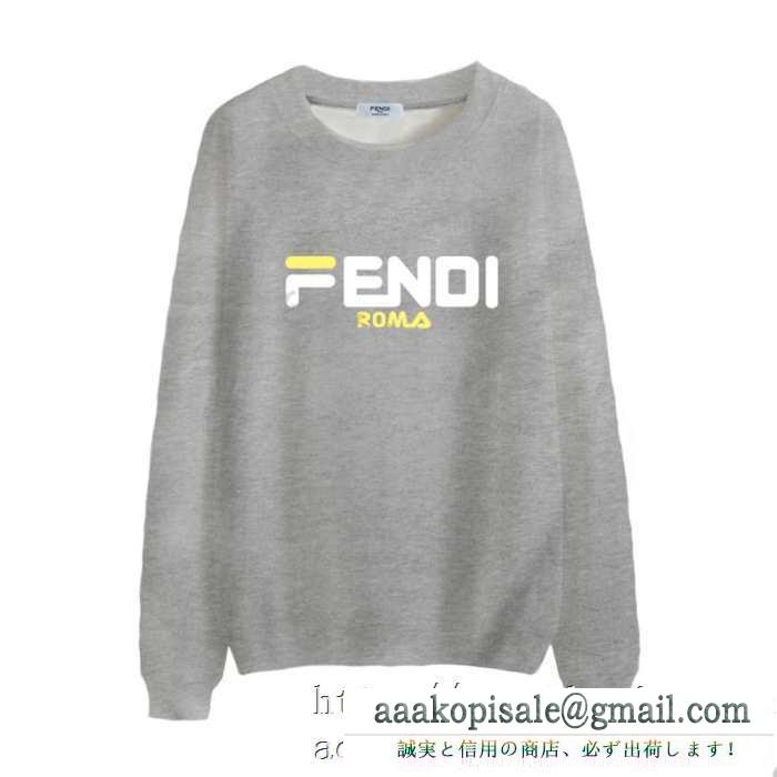 真冬にもうまく着こなせる フェンディ fendi プルオーバーパーカー 多色可選 2019秋冬におすすめ着こなし