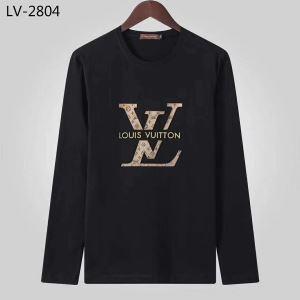 2019年秋冬最新のトレンド 秋冬ナチュラルコーデに大活躍 ルイ ヴィトン LOUIS VUITTON 長袖Tシャツ 2色可選_ルイ ヴィトン LOUIS VUITTON_ブランド コピー 激安(日本最大級)