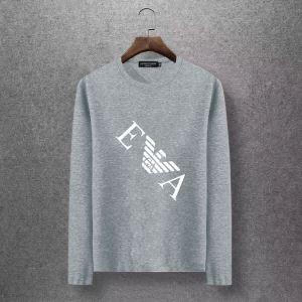 アルマーニ ARMANI 長袖Tシャツ 多色可選 2019秋冬におすすめ着こなし ふんわりまとって暖かお洒落_アルマーニ ARMANI_ブランド コピー 激安(日本最大級)