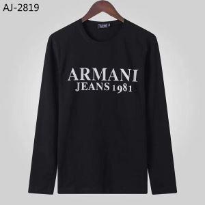 2色可選 長袖Tシャツ アルマーニ ARMANI 2019秋冬におしゃれな着こなし 寒い季節を彩るアイテム_アルマーニ ARMANI_ブランド コピー 激安(日本最大級)